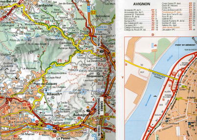 【T-MAPS】ミシュラン・ニース、周辺 Michelin Côte d'Azur Massif de Esterel