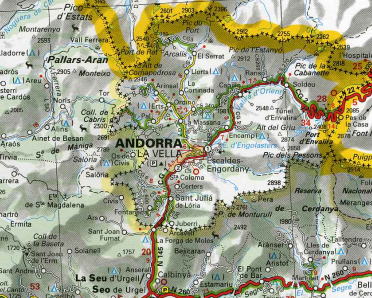 【T-MAPS】ミシュラン・スペイン中央部 Espana Centro  Extremadura, Castilla - La Mancha, Madrid