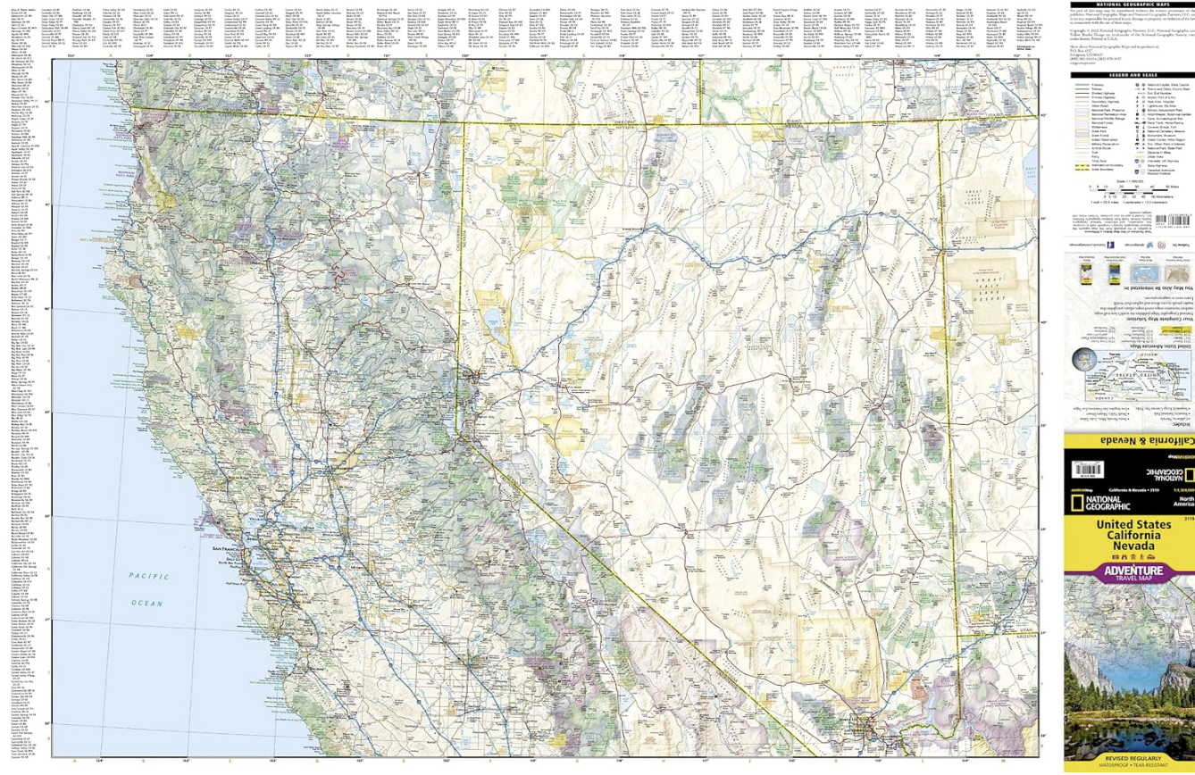 【T-MAPS】アメリカ・カリフォルニア・ネバダ United States California Nevada