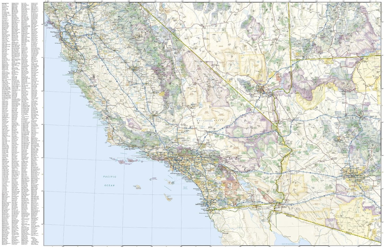 【T-MAPS】アメリカ・カリフォルニア・ネバダ United States California Nevada