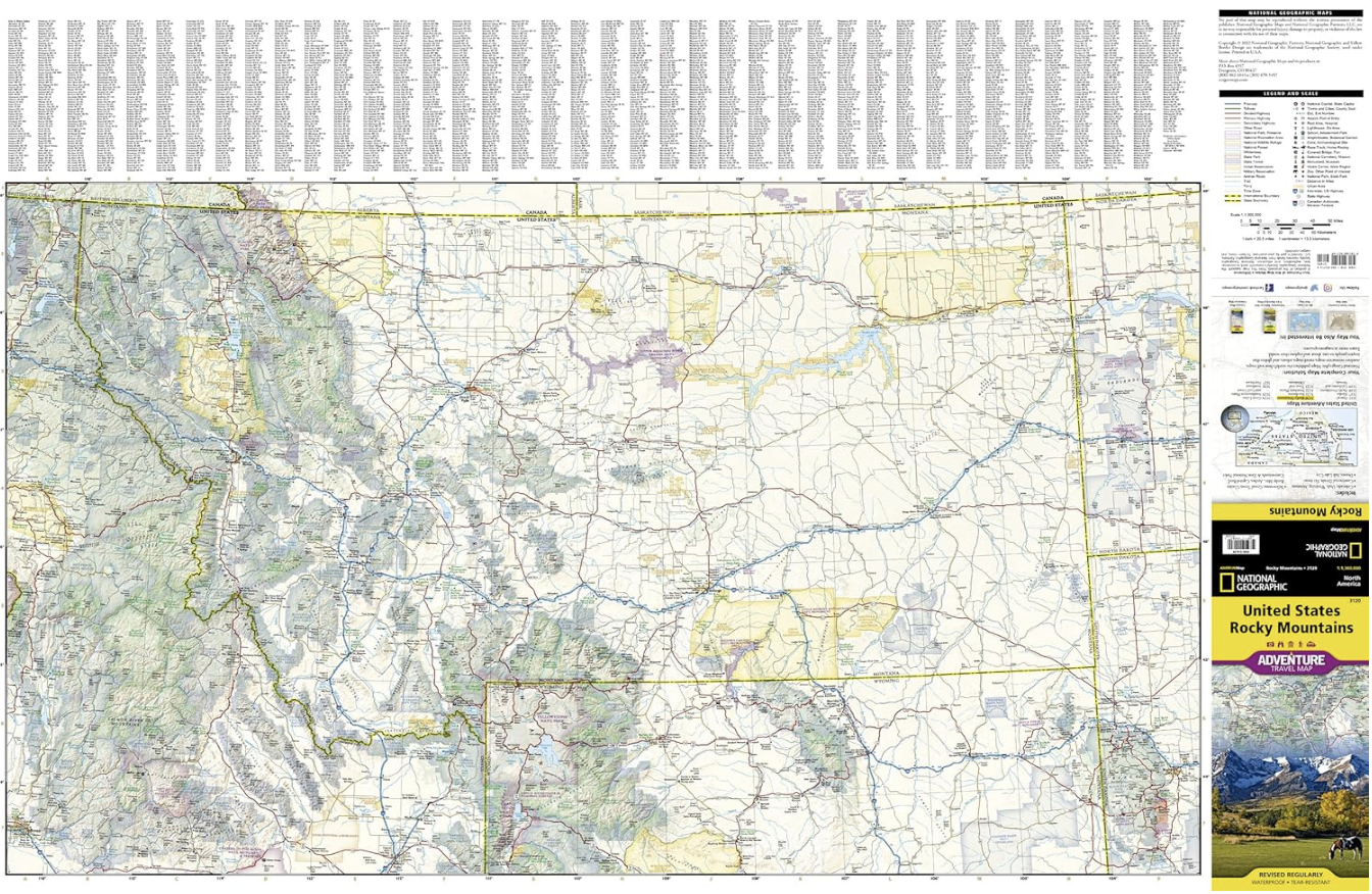 【T-MAPS】アメリカ・ロッキー・マウンテンズ United States Rocky Mountains