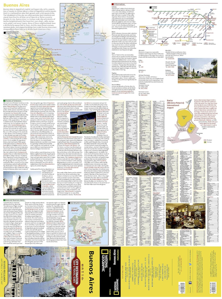 【T-MAPS】ブエノス・アイレス National Geographic Buenos Aires