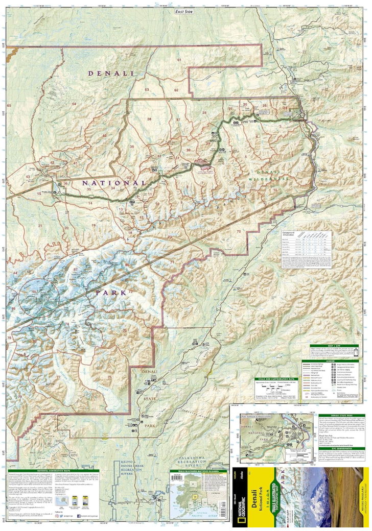 【T-MAPS】デナリ国立公園 Denali National Park and Preserve