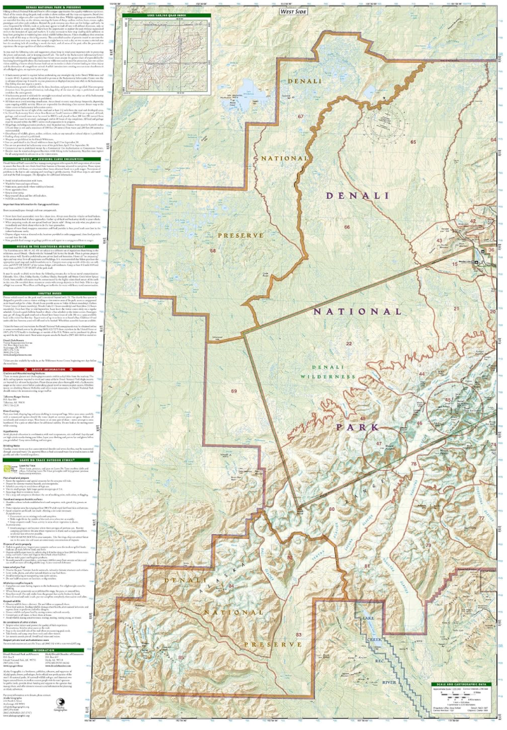 【T-MAPS】デナリ国立公園 Denali National Park and Preserve