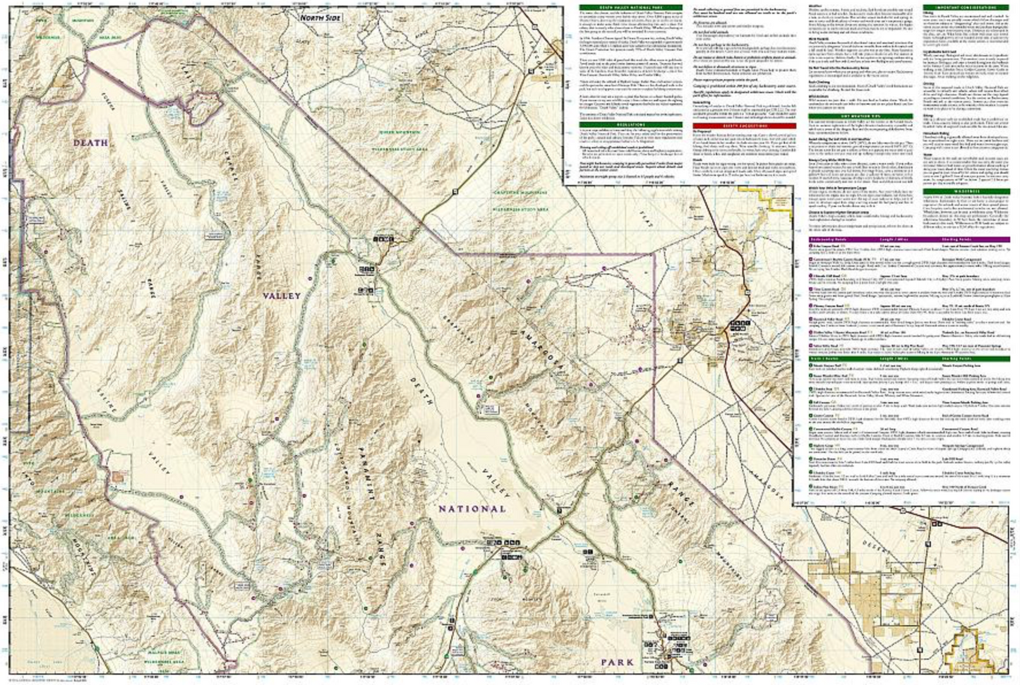 【T-MAPS】デス・ヴァレー国立公園 Death Valley National Park