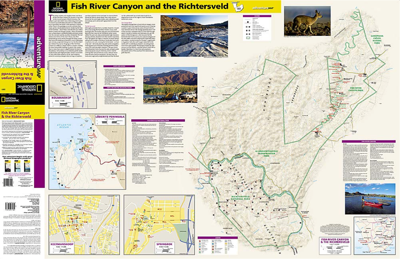 【T-MAPS】フィッシュ・リバー・キャニオン Fish River Canyon & the Richｔersveld