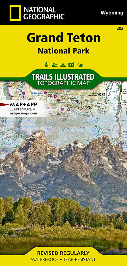 【T-MAPS】グランド・ティトン国立公園 Grand Teton National Park