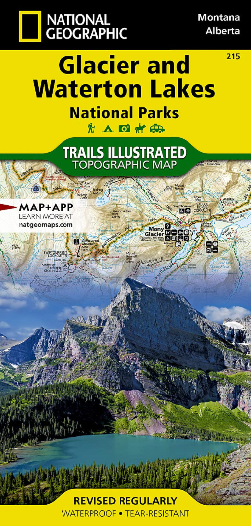 【T-MAPS】グレイシャー・ウォータートン・レイク国立公園 Glacier Waterton Lakes National Parks