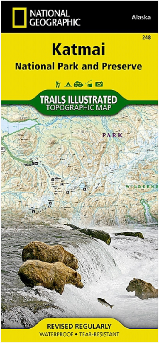 【T-MAPS】カトマイ国立公園 Katmai National Park & Preserve