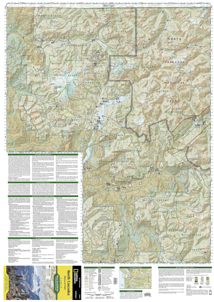 【T-MAPS】ノース・カスケード国立公園 North Cascades National Park