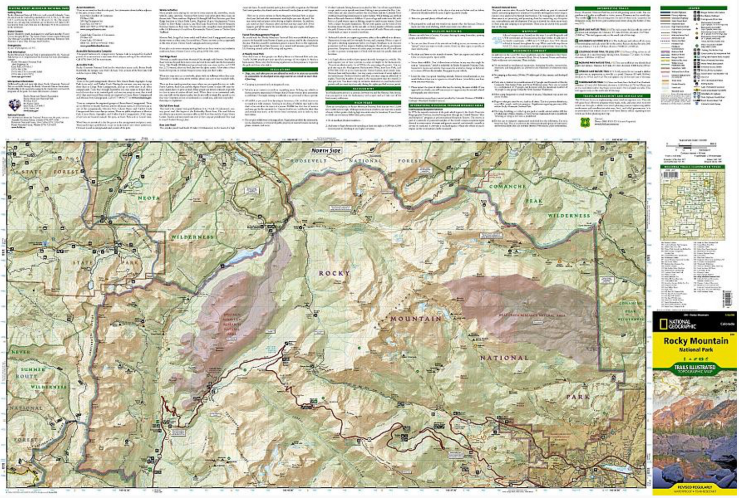 【T-MAPS】ロッキー・マウンテン国立公園 Rocky Mountain National Park