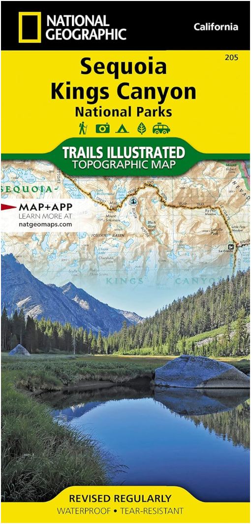 【T-MAPS】セコイア&キングス・キャニオン国立公園 Sequoia & Kings Canyon National Park