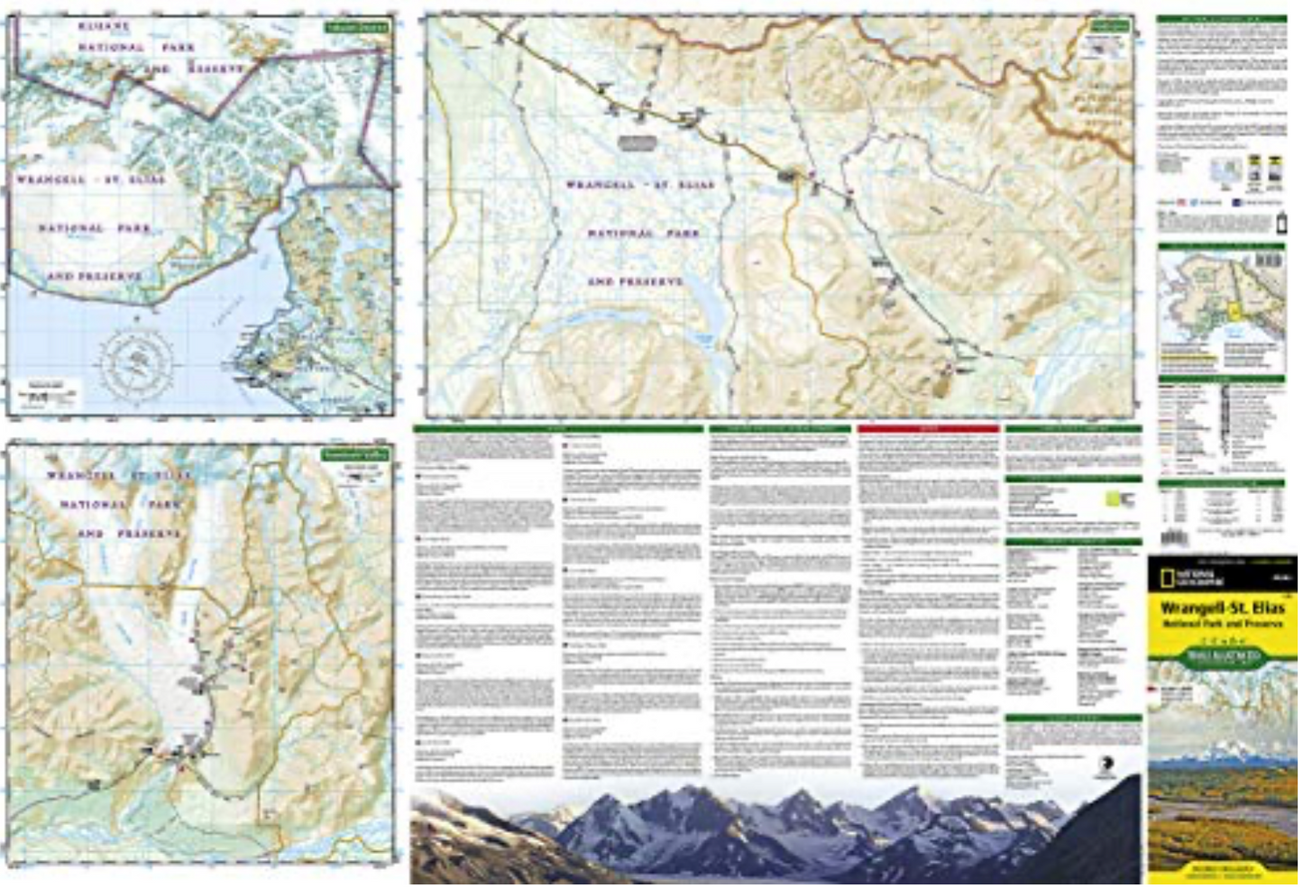 【T-MAPS】ランゲル・セント・エライアス国立公園 Wrangell-St. Elias National Park and Preserve