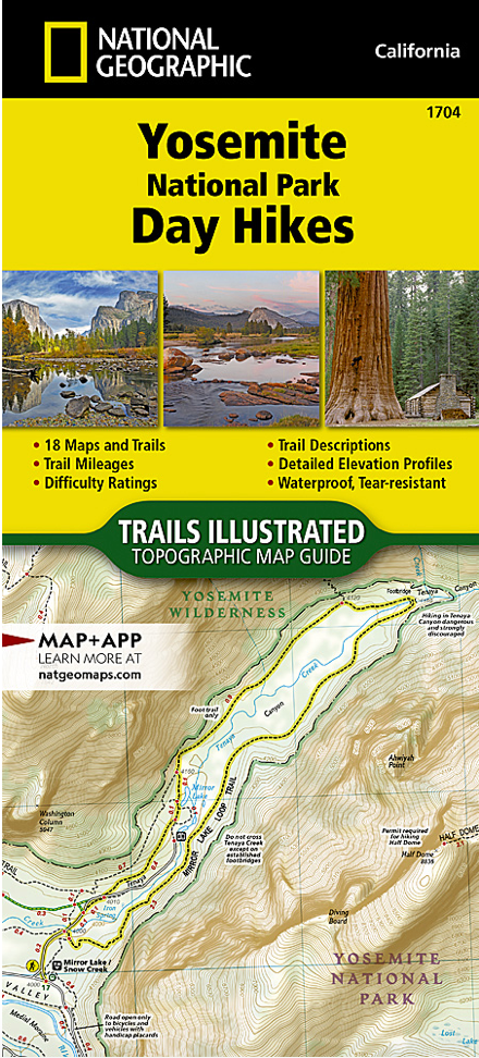 【T-MAPS】ヨセミテ国立公園デイ・ハイク Yosemite National Park Day Hikes