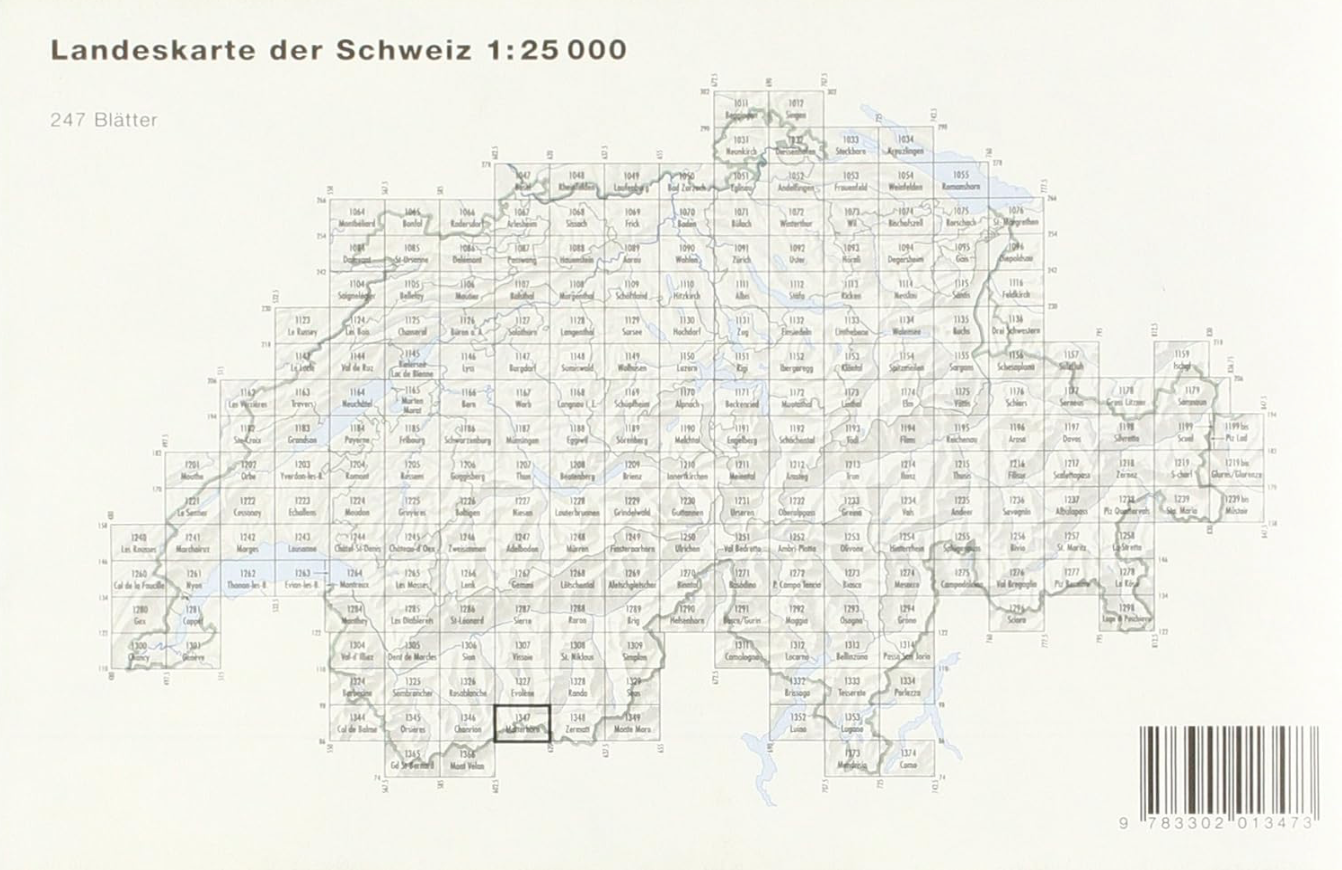 【T-MAPS】マッターホルン 1347 Matterhorn / Monte Cervino