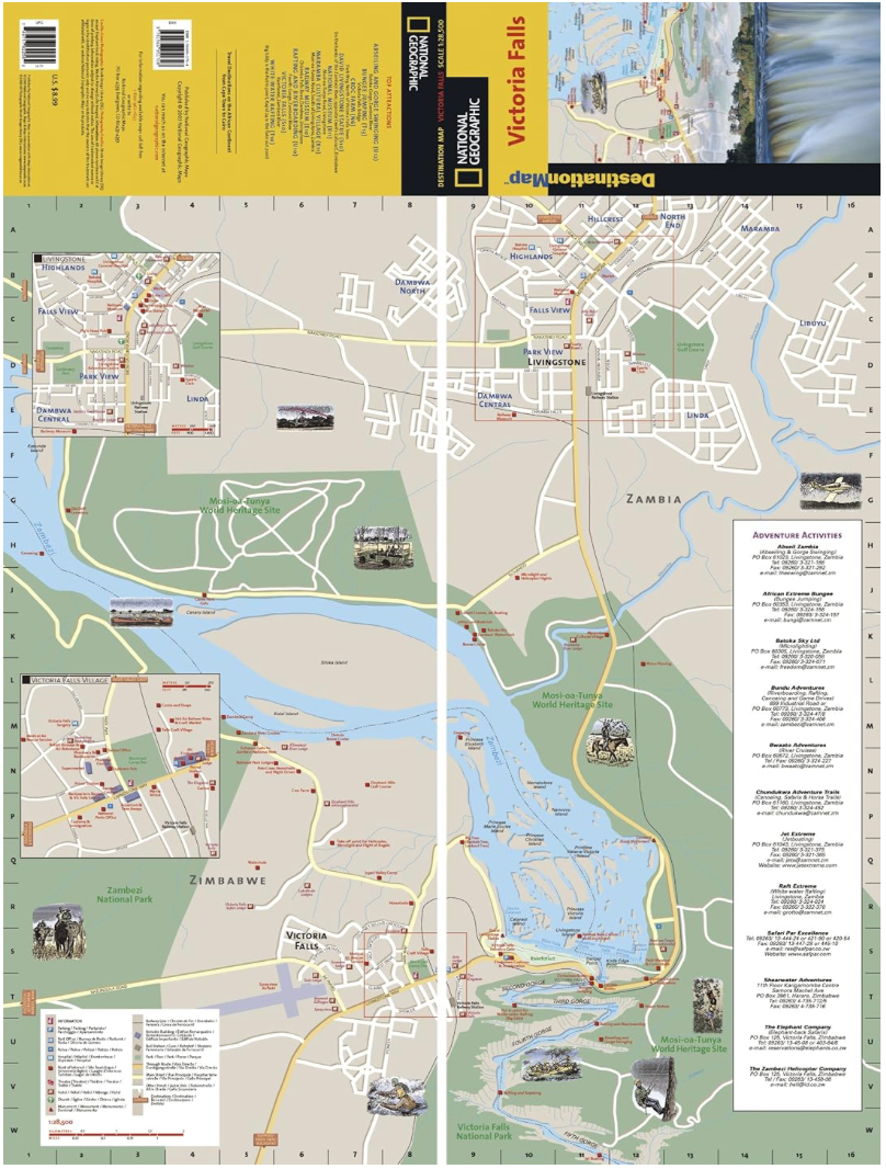 【T-MAPS】ビクトリア滝 Victoria Falls