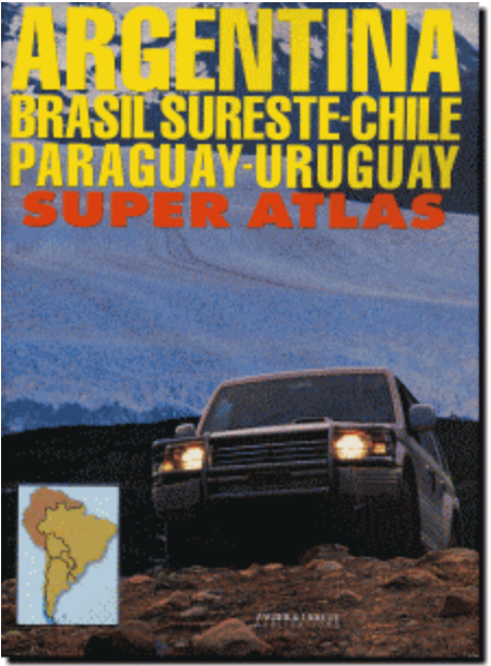 【T-MAPS】南米中南部スーパーアトラス Argentina Brasil Sureste Chile Paraguay Uruguay